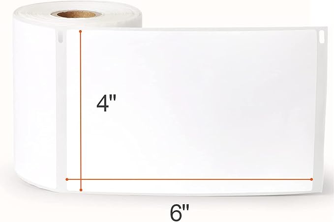 CEPRICO - 4”x 6” Direct Thermal Shipping Labels - 1 Roll - Waterproof - Image 8