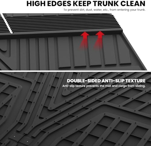 LASFIT All Weather Cargo Mats for Honda Pilot 2023-2026【Custom Fit】 - Image 2
