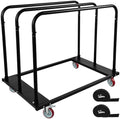 Steel Panel Truck, Drywall Cart w/ 5” PU Swivel Wheels by Eastrexon