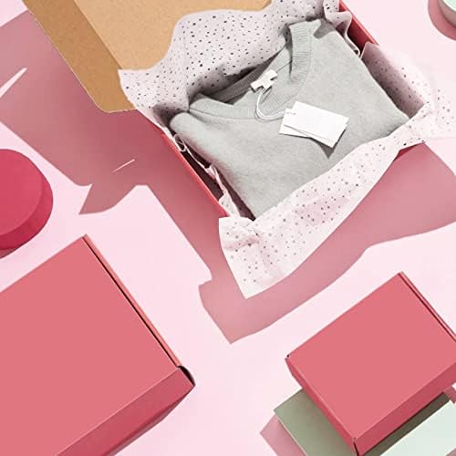 Pink Cardboard Corrugated Boxes - 7x5x2, 30 Pack Small Shipping Boxes for Mailing & Packaging - Image 5