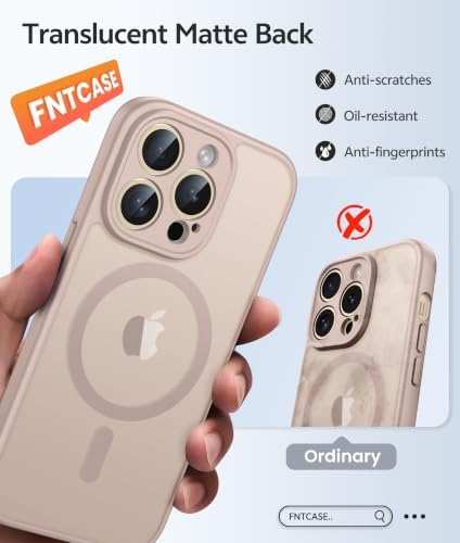 FNTCASE for iPhone 13 Pro Max Case, Fit for Magsafe, Full Camera Protection - Image 6