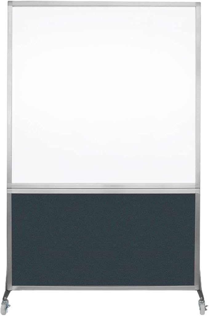 DivideWrite Mobile Whiteboard | Double Sided Dry Erase Board | Portable Office by VERSARE