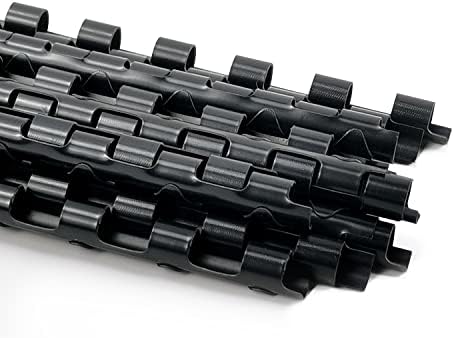 Rayson CR8BK Plastic Comb Binding Spines, 40-Sheets Capacity, 5/16" Black 19-Ring Comb Binding, Max. Binding Letter Size Paper (8.5"×11"), Box of 100 - Image 5