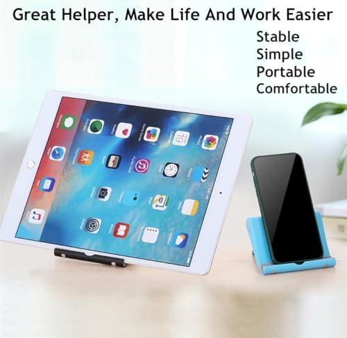Adjustable Foldable Cell Phone Stand for Desk, Compatible with Most Smartphones and Tablets, Anti-Slip Rubber Base for Stability - Image 6