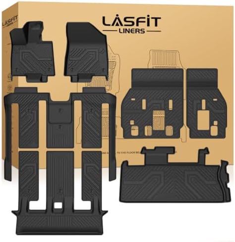 LASFIT Floor Mats & Backrest & Trunk Mat for Toyota Sienna 7 Seat 2021-2026 by LASFIT