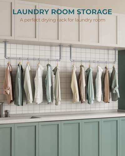 OROPY 38.4" Industrial Pipe Clothes Rack Wall Mounted, Heavy Duty, 2 Pack - Image 7