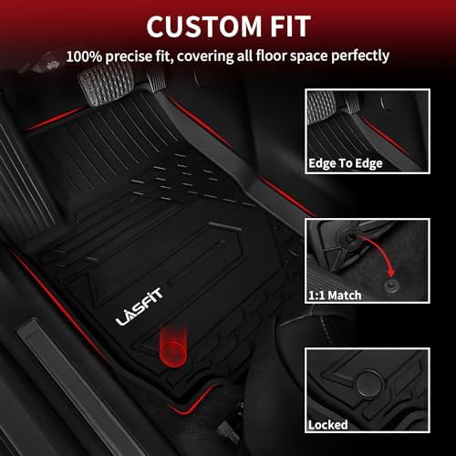 LASFIT Floor Mats for Chevrolet Chevy Equinox/GMC Terrain 2018-2024 - Image 3