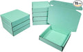 15 Pcs 5.1 x 5.1 x 1.2 inches Mini Size Shipping Boxes Corrugated Cardboard by Unknown