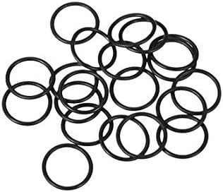 uxcell 20pcs 10x8x1mm Nitrile Rubber O-Rings Metric Sealing Gasket by uxcell