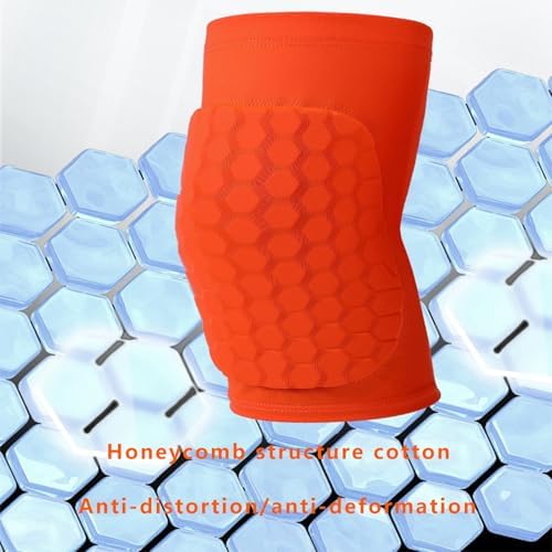 Volleyball Knee Pads Can Be Worn By Both Men And Women. Volleyball, Football, Cycling, Climbing And Dancing Can All Be Worn(Red,X-Large) - Image 4