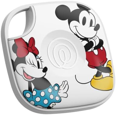 Life360 Tile - Mickey & Minnie - Bluetooth Tracker, Keys Finder and Item Locator for Keys, Bags and More. Phone Finder. Both iOS and Android Compatible. 1-Pack (White) by Life360