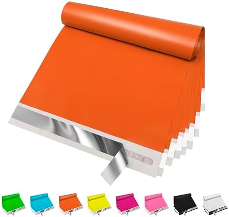 JinRuiKJ Poly Mailers 12x15.5 Inch, 50 Pcs Shipping Bags, Orange by JinRuiKJ