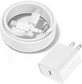 10FT iPhone 17 16 15 Fast Charger,20W iPhone 17 Charger Fast Charging USB C by TrimDish