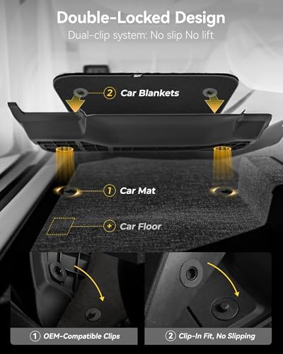 3W Floor Mats & Cargo Liner for Toyota Sienna 2021-2026 LE/XLE 8-Seat - Image 4