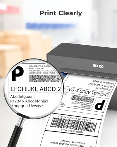 Nelko 4x6 Thermal Labels Fanfold, 1000 Shipping Labels for Label Printer - Image 2