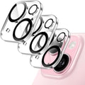 JETech Camera Lens Protector for iPhone 15/15 Plus, 3-Pack by JETech