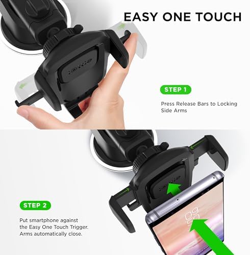 iOttie Easy One Touch Classic Dash & Windshield Smartphone Mount iPhone 18 - Image 5