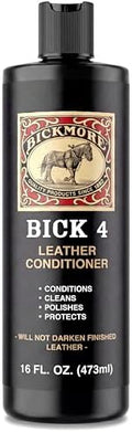 Bick 4 Leather Conditioner & Cleaner, Won't Darken Boots, Couch, Bags 16 oz by Bickmore