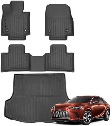 Floor Mats & Cargo Mat Custom for Lexus 2023-2026 RX/RX350/RX350h/RX500h by YonMeoo