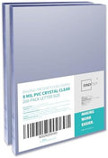 Binditek 8 Mil PVC Binding Covers, 8.5 x 11 Inches, Clear, 200 Pack by Binditek