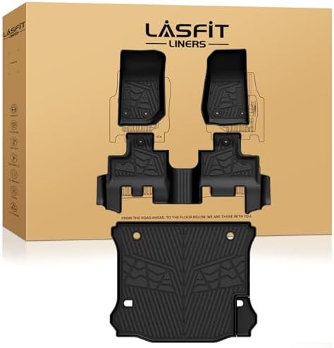LASFIT Floor Mats for Jeep Wrangler JK 2014-2018 Unlimited 4 Doors by LASFIT