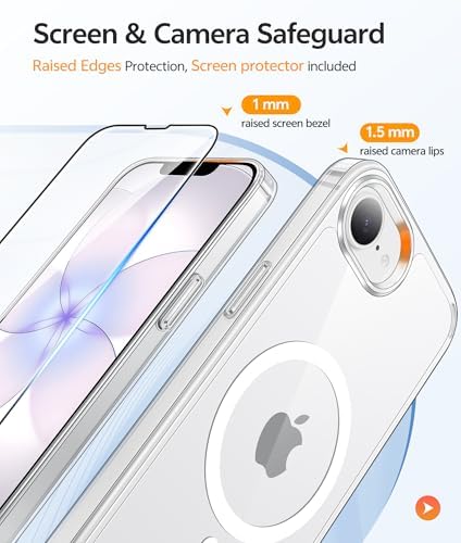 FNTCASE for iPhone 17e/ iPhone 16e Case, Fit for Magsafe, Screen Protector - Image 4