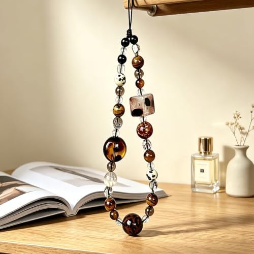 Beaded Camera Wrist Strap Cute Digital Camera Charm Lanyard Phone Charms Strap Beaded Camera Chain for Phone - Image 4