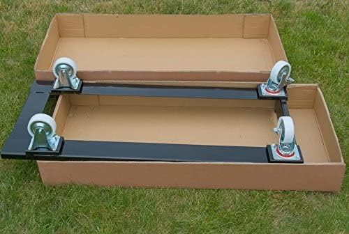 TentandTable Black Folding Chair Cart Rolling Push Dolly, Commercial Grade - Image 6