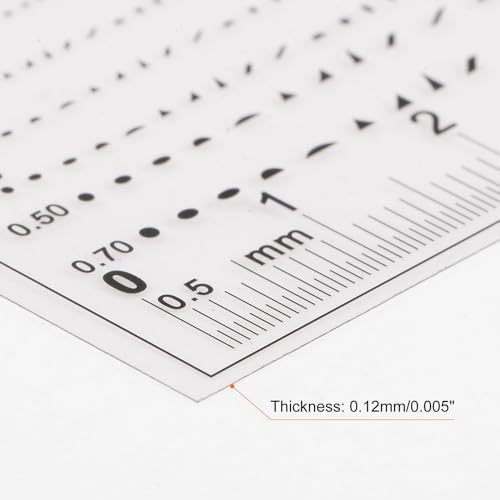HARFINGTON High Precision SEC Size Estimation Chart 8cm 0.2mm - Image 4