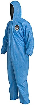 DuPont ProShield 10 PB127S Disposable Protective Coverall with Standard Fit Hood, Elastic Cuff and Ankles, Blue, 2X-Large (Pack of 25) - Image 7