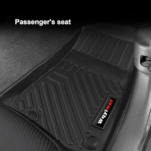 Custom for 2018-2025 2026 Jeep Wrangler JL 4 Door 2 Door 4XE/Jeep Gladiator Floor Mats 2 Pcs All Weather TPE Rubber Protection Mat (for Jeep Wrangler JL Front Floor Mat) - Image 4