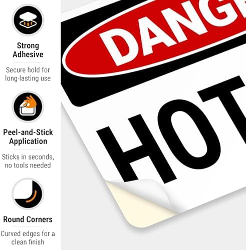 Danger Hot Oil OSHA Sign, - Image 6