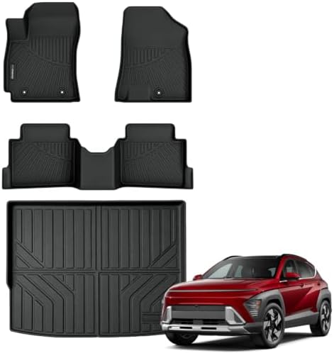 AUXKO Floor Mats Cargo Mat for Hyundai Kona Not for EV 2024-2026 by AUXKO