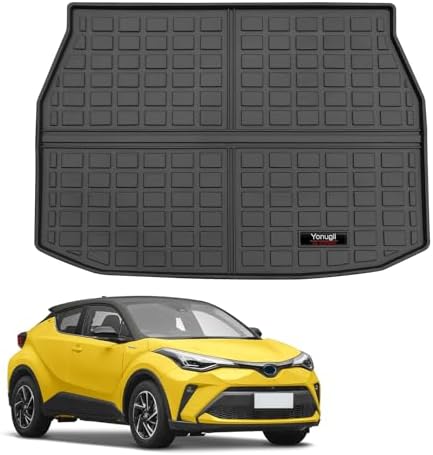 Custom for 2018-2023 Toyota CHR Cargo Mats Trunk Liner All Weather TPE Protection Mat Accessories (for 2018-2023 Toyota C-HR) by Yonugli