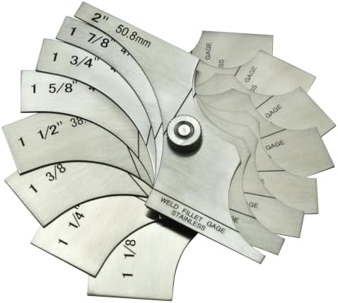 RIVERWELD 8 Piece Fillet Weld Set 1-1/8" increments to 2" Inch RL Gauge - Image 5