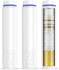 PWERAN 3 Pack Shower Filter for Handheld Shower Head,15 Stage Replacement Filters for Hard Water Remove Chlorine,Water Softener Filters Beads for Harmful Substances by Sipaote