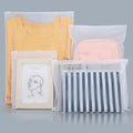 Packaging Bags, 5 Sizes 12x16" 10x13" 8x10" 12x8" 10x7" Pack of 50, 3 Mil Thick Plastic Shipping Bags for Business Clothing Packing Craft & Hobby Storage, Frosted, with Vent Hole by Svaldo