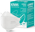 LEMENT KN95 Face Masks,100 Pack Breathable Dust Safety Mask For Adult,White by Lement