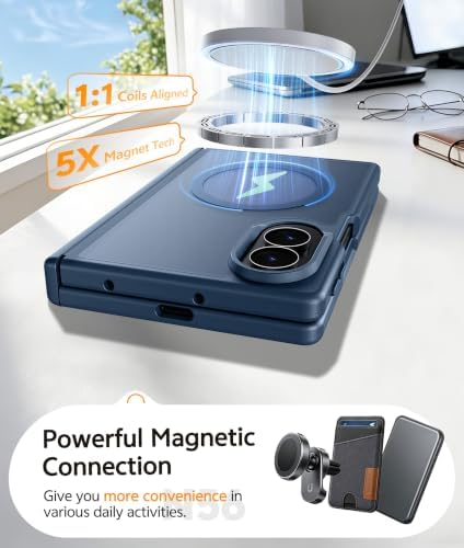 FNTCASE for Samsung Galaxy Z Fold 8 Case, Fit for Magsafe, Hinge Protection - Image 5