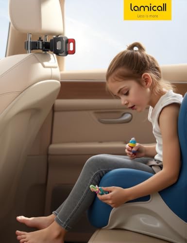 Lamicall Car Headrest Tablet Holder - 3 in 1 Extension Arm Tablet Car Mount - Image 7