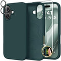 GolbinBox Magnetic for iPhone 17 Case, Silicone Cover, Olive Green by GolbinBox