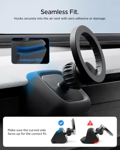 Spigen Tesla Air Vent MagSafe Mount for Model Y Juniper & YL & 3 Highland - Image 4