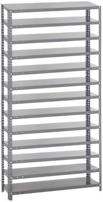 Quantum Storage Systems 1275-000 IRONMAN Solid Heavy Duty 13 Shelves 75" H x 36" W x 12" D by QuantumStorageSystems