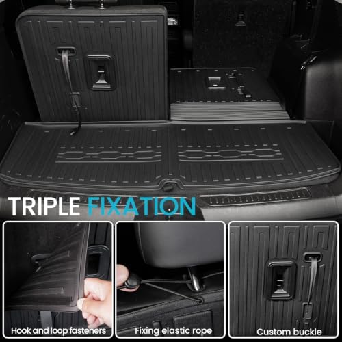 Floor Mats for GMC Acadia 2017-2023 6 Seats w/Captain Chair - Image 4