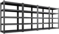 4 Pack Storage shelves Heavy Duty Metal Garage Shelving,71"H x 35"W by CreatingaComfortableLiving