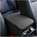 Ziciner Leather Car Center Console Armrest Pad, PU Waterproof Auto Seat Box Cover Protector, Hand Rest Cushion Protection Pad, Vehicles Interior Accessories Universal for Truck,SUV (Gray A) by Ziciner