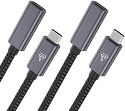 Faracent USB Type C Extension Cable 2Packs 1.5ft USB 3.2 Male to Female by Faracent