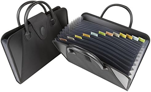 C-Line Expanding File with Handles, Letter Size, Black (48211) (Pack of 6) - Image 2