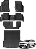 AUXKO Floor Mats Cargo Mat for Jeep Grand Cherokee L 7 Seat 2026-2021 by AUXKO