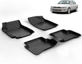 Floor Mats Custom for 1998 1999 2000 2001 2002 Corolla Sedan Car Mats All Weather Floor Liners Automotive Front and Rear Row Corolla Floor Mats Accessories Black by VOUKIY